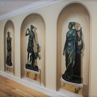 Hall with Niches and Statues
