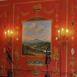 Pompeian Dining Room Red
